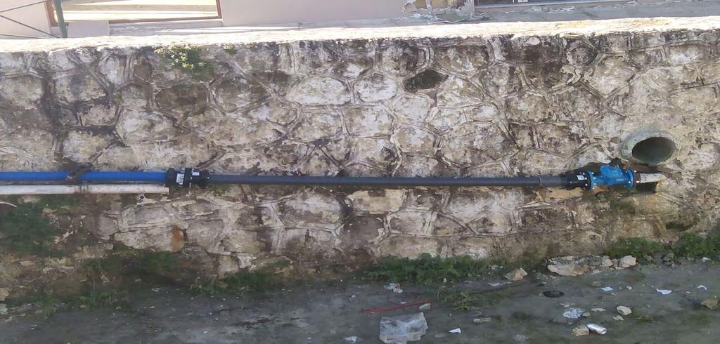 Απομόνωση τμήματος δικτύου αμιάντου και
