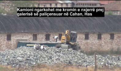 Gjatë investigimit të Fiks Fare, punonjësit e galerive dhe rojet e tyre janë shprehur se shfrytëzimi pa kriter i vendburimeve minerale ka mbushur komplet malin e Bulqizës me vrima, që rrezikon të