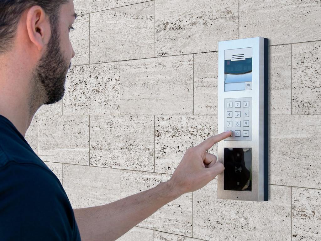 Σε κοινόχρηστα κτίρια το δίκτυο IP διαθέτει ενσωματωμένη υποδομή για τη επικοινωνία μεταξύ των διαμερισμάτων.