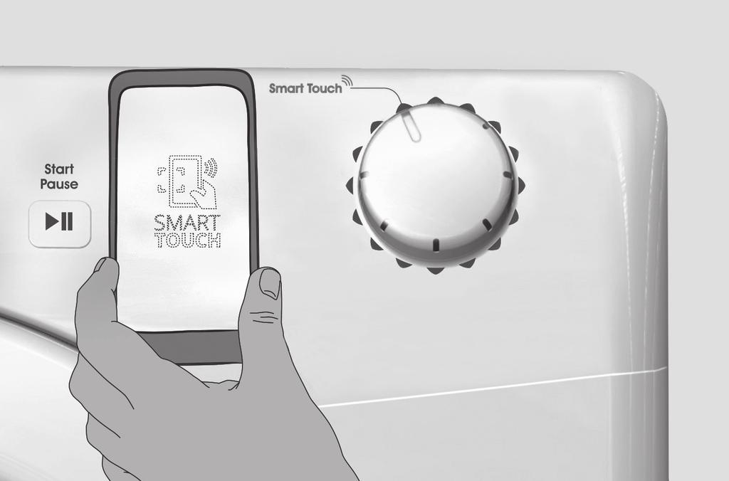 ΕΠΟΜΕΝΗ ΦΟΡΑ - Η τακτική χρήση l Κάθε φορά που θέλετε να διαχειριστείτε το µηχάνηµα µέσω της εφαρµογής, πρέπει πρώτα να ενεργοποιήσετε τη λειτουργία Smart Touch γυρίζοντας το κουµπί στην αντίστοιχη