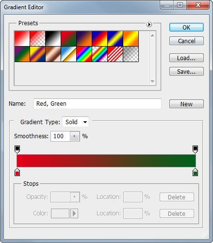 Επεξεργασία Φωτογραφίας Photoshop o Μπορείτε να προσθέσετε ένα νέο χρώμα (Color Stop ) στο ντεγκραντέ κάνοντας κλικ κάτω από τη μπάρα.