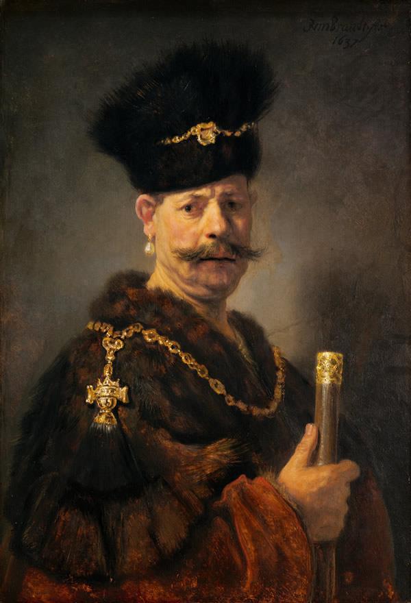 Rembrandt Harmenszoon van Rijn Αν όλα τα πρόσωπα στους πίνακες μοιάζουν με ζητιάνους που φωτίζονται αμυδρά με μια λάμπα του δόμου, είναι Ρέμπρατ.