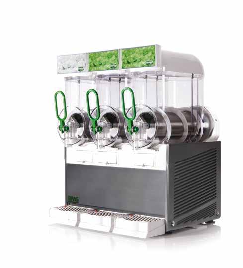 Γρανιτομηχανές - μηχανές παγωτού 2 Γρανιτομηχανές BRAS Ιταλίας Σειρά FMB. Ηλεκτρονική ένδειξη της ψύξης. Με polycarbonate κάδο.