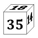 Gara ndërkombëtare Kengur viti 014 ( A ) (,0) ( B ) (,3) ( C ) (, 6) ( D ) (3,5) ( E ) (3, 1) 9.