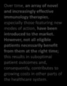However, not all eligible patients necessarily benefit from them at the right time; this results in suboptimal