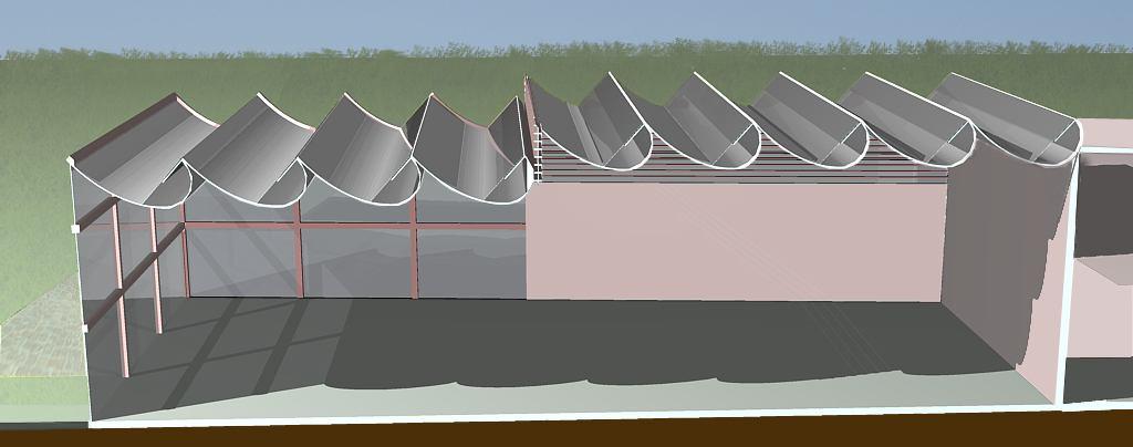 CPC συλλέκτες επί οροφής κτηρίων Σχεδιαστική πρόταση για χρήση καμπύλων ανακλαστήρων