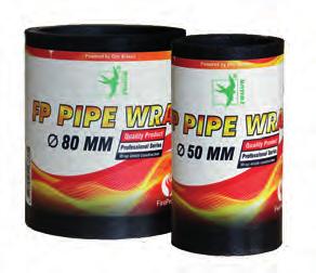 Σημεία Διέλευσης (EN 13663) Zwaluw ireprotect P Pipe Wrap Περιγραφή προϊόντος Το P Pipe Wrap είναι ένα "εσωτερικό κολάρο" για σωλήνες που σε περίπτωση πυρκαγιάς θα διογκωθεί και θα αποτρέψει την