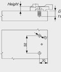 zinc Εφαρμόζεται με τις βίδες ( 6mm) να