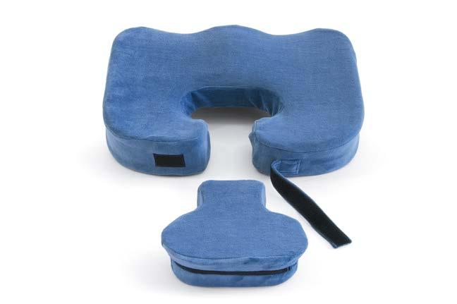 Ο εργονομικός σχεδιασμός και η κεντρική οπή του μαξιλαριού προσφέρουν άνετη παραμονή στο κάθισμα για αρκετό χρόνο χωρίς πόνο ή πίεση. Χρώμα: Γκρι.