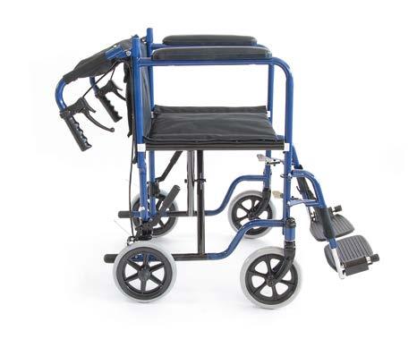 Daily living Κωδικός: 09-2-036 VT202 Αναπηρικό αμαξίδιο με φρένα συνοδού Mεταλλικός σκελετός.