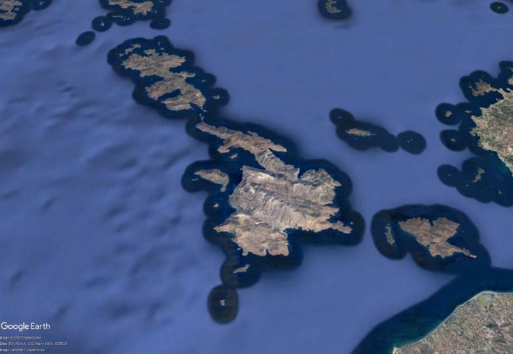 Παλαιογεωγραφία και Απομόνωση Κατά το παρελθόν λόγω ευστατισμού το μέγεθος των νησιών άλλαζε Αύξηση της στάθμης της θάλασσας παραλιακές περιοχές καλύπτονταν με νερό ενιαία ξηρά κατακερματιζόταν σε