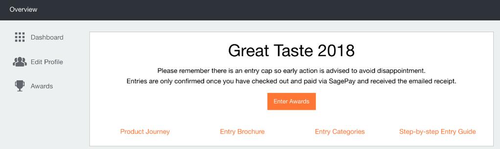 4. Δήλωση συμμετοχής στον διαγωνισμό Great Taste 2019 Λήψεις Κάντε κλικ για να κατεβάσετε τα πέντε ενημερωτικά έγγραφα σχετικά με τη συμμετοχή στο Great Taste 2019: Entry Brochure (Φυλλάδιο