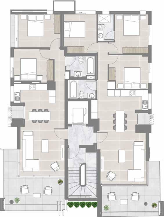 TYPICAL FLOOR 1,2,3 340x315 310x305 315x310 315x305 305x320 375x345 355x345 001 002 420x460 430x485 575x260 535x260 Kimonos Street APARTMENT BEDS BATHS INTERNAL COVERED AREA