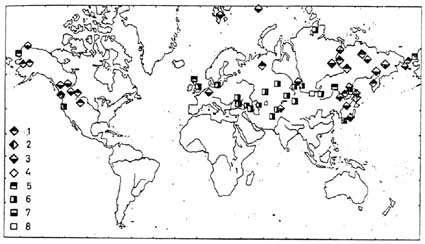 Gingko biloba Extinct: 7 Ma Extinct: 2.