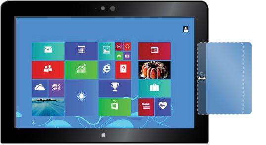 1. Τοποθετήστε το tablet σας όπως υποδεικνύεται και βεβαιωθείτε ότι η μπροστινή πλευρά της κάρτας είναι στραμμένη προς τα επάνω.