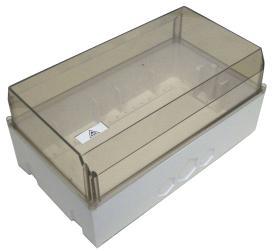 21 4 βίδες 3Χ16 ανοξείδωτες Wall mounted water-resistant box 280Χ160Χ80mm With 14 distribution