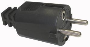 PLUG PVC Pack Φις σούκο αρσενικό PVC μέχρι 16A (3Χ2,5) Male PVC soucko