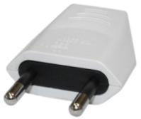 BIPOLAR PLUG - Pack Φις διπολικό αρσενικό χωρίς γείωση 10A 250W Male
