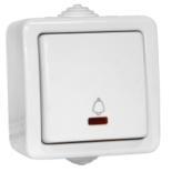 switch Λευκός Διακόπτης Κομιτατέρ white commut.