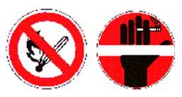 Όρια ταχύτητας Απαγορεύεται το κάπνισμα και