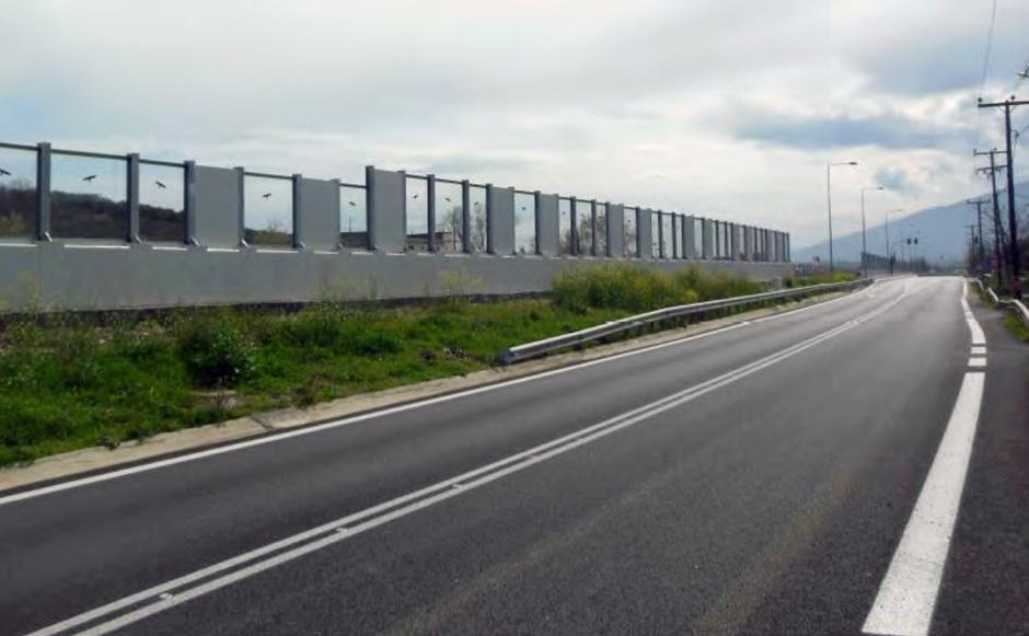 10 Η Συνεισφορά μας στην Προστασία και Διατήρηση του Περιβάλλοντος Αντιθορυβικό Πέτασμα στον Οικισμό Κάτω Αιγάνη, Χ.Θ. 398+397,0-398+477,6.