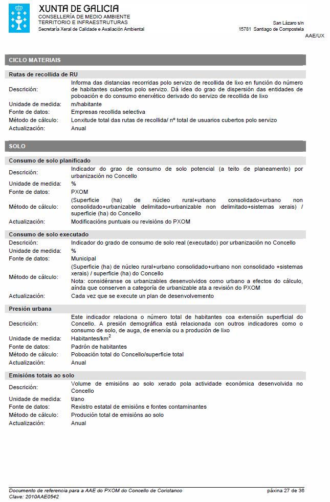 15 DOCUMENTO DE REFERENCIA PLAN XERAL DE