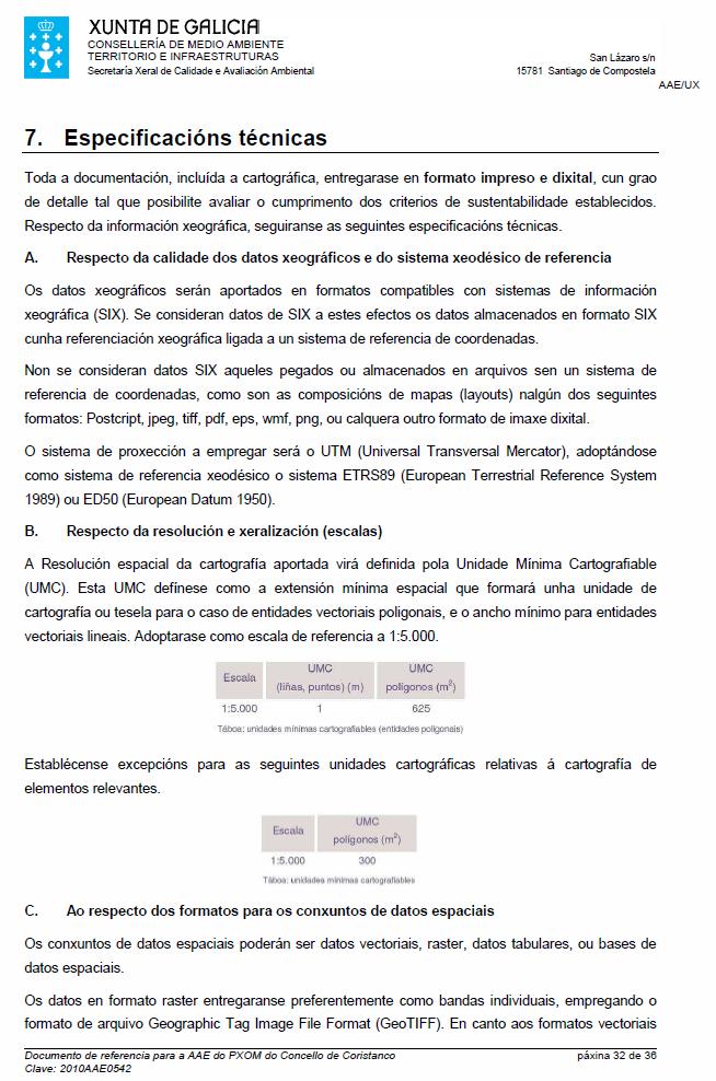 17 DOCUMENTO DE REFERENCIA PLAN XERAL DE