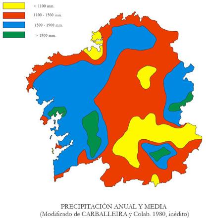 3.1.5. CLIMATOLOXIA A costa da morte englóbase dentro da rexión Eurosiberiana, provincia atlántica-europea, subprovincia cántabro-atlántica, sector galaico-portugues.