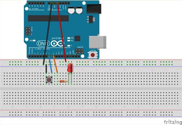 Προγραμματισμός Arduino Ψηφιακή είσοδος Συνάρτηση digitalread Περιγραφή: ανάγνωση της τιμής ενός ακροδέκτη.