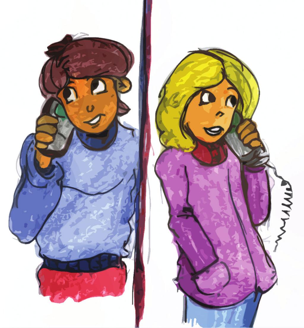 2. Stop talking on the phone and......... 3.