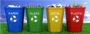Στόχοι χωριστής συλλογής και ανακύκλωσης στην Κύπρο Σύµφωνα µε τον περί Αποβλήτων Νόµο 2011 έως 2012 : Έως το 2015 χωριστή συλλογή καθιερώνεται τουλάχιστον για τα ακόλουθα: χαρτί, µέταλλο, πλαστικό