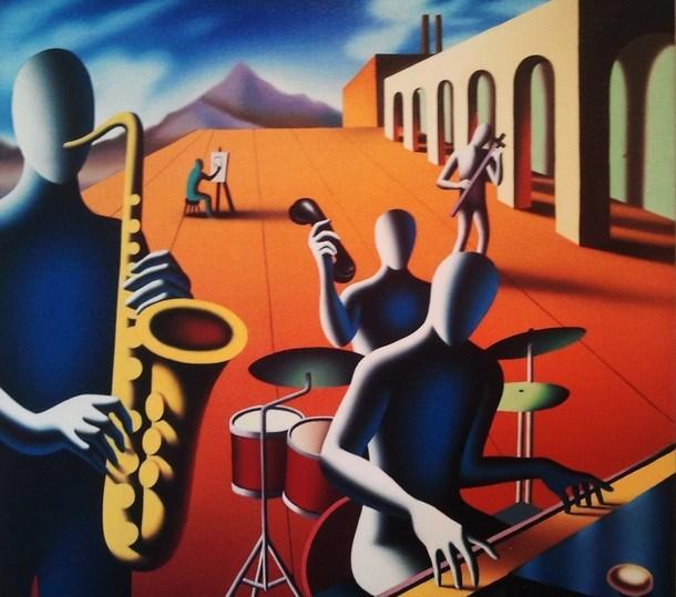 Mark Kostabi, The Art of Jazz Αν μπορούσαμε να διδάξουμε το γούστο και τη μεγαλοφυΐα με κανόνες, δεν θα ήταν πια γούστο και μεγαλοφυΐα.