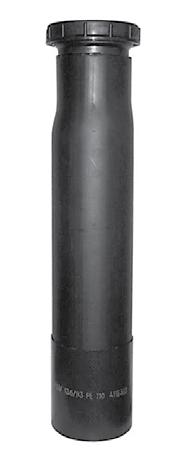 1.5.556-1 Spindilhólkur Spindilhólkur Hlífðarhólkur fyrir spindil Efni: Polyethelyne, þaninn hólkur með lími. Litur: Svart Notkun: Hlíf sem nær upp úr jörðu til að auðvelda aðgang að spindli.
