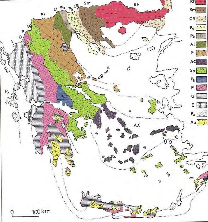 3.3. Γεωλογία Οι νήσοι των Κυθήρων και Αντικυθήρων βρίσκονται στο Ελληνικό τόξο, στην ενεργή σεισμοτεκτονική μορφή που αντιστοιχεί στο όριο της υποβύθισης της Αφρικανικής πλάκας κάτω από την