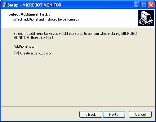 MICROBOT MONITOR Ο ΗΓΙΕΣ ΕΓΚΑΤΑΣΤΑΣΗΣ Εισάγετε το συνοδευτικό CD-ROM στη µονάδα οπτικού δίσκου του υπολογιστή και ανοίξτε το φάκελο «MICROBOT MONITOR».