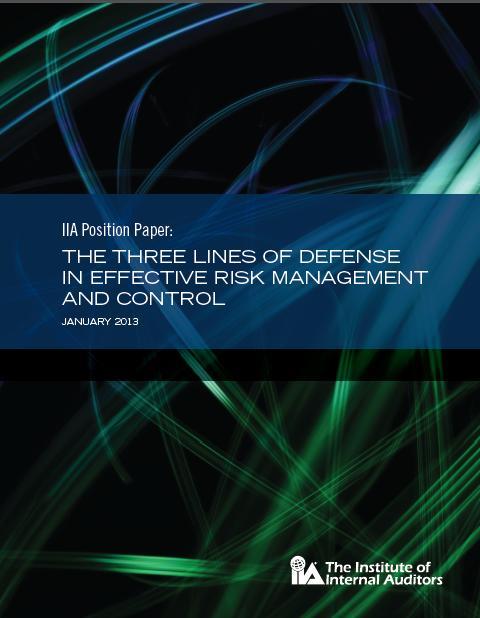IIA _The three lines of Defense in effective risk management and control Το