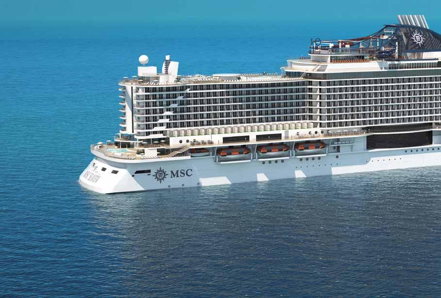 MSC Seaview Ξεκινώντας τα ταξίδια του τον Ιούνιο του 2018 το MSC Seaview θα είναι έτοιμο να