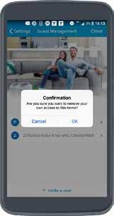 4 ΔΩΣΤΕ ΣΤΟΝ ΠΕΛΑΤΗ ΣΑΣ ΠΡΟΣΒΑΣΗ ΣΤΗΝ ΕΓΚΑΤΑΣΤΑΣΗ ΚΑΙ ΔΙΑΓΡΑΨΤΕ ΤΑ ΔΙΚΑ ΣΑΣ ΣΤΟΙΧΕΙΑ ΠΡΟΣΒΑΣΗΣ Η εγκατάσταση είναι ακόμα διαθέσιμη και θα εμφανιστεί στην εφαρμογή Home + Control του πελάτη σας μόλις