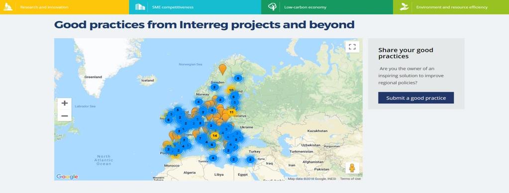 Τι υπάρχει για σας; Πλατφόρμα του Interreg Europe για την εκμάθηση πολιτικής https://www.interregeurope.
