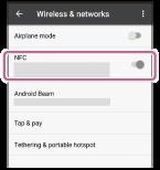 Σύνδεση με ένα άγγιγμα (NFC) με τηλέφωνο smartphone Android (Android 4.