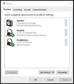 Εάν ο υπολογιστής ήταν συνδεδεμένος με τα ακουστικά την τελευταία φορά, πραγματοποιείται μια σύνδεση HFP/HSP όταν ενεργοποιήσετε τα ακουστικά.