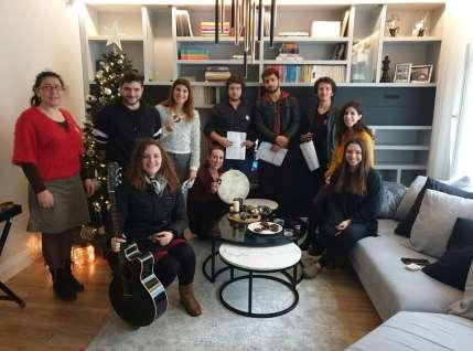 Την πρώτη μέρα του χρόνου, 1/1/2019, η ομάδα έφτασε στην Πρίγκηπο και αφού την υποδέχθηκε η κα Νικολαΐδου Αγνή, πρόεδρος της κοινότητας, κατευθύνθηκε στον Ι.