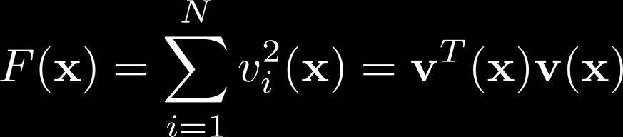 Levenberg-Marquardt basic algorithm