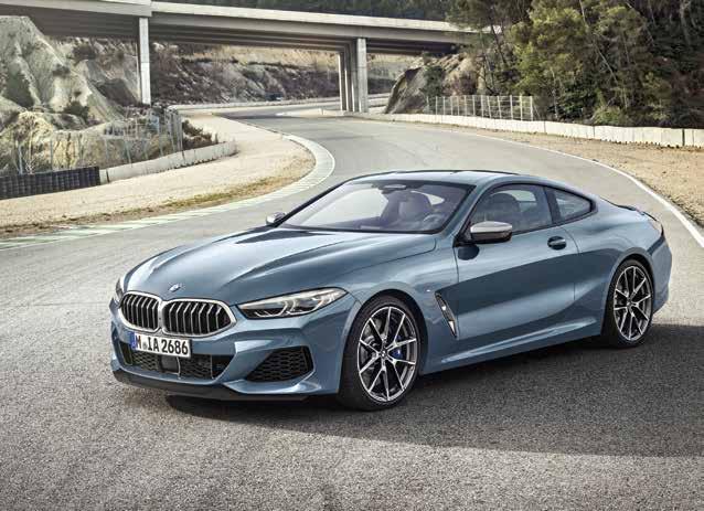 (αποστολή)_σ.6 BMW 8 Coupe Η έκδοση Coupe της νέας σειράς 8 είναι ένα μεγάλο είναι τετρακίνητο 2θυρο 4θέσιο κουπέ μήκους 4.843 μ., με μεταξόνιο που φτάνει τα 2.822 χιλιοστά.