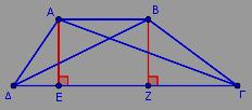 ηµικύκλιο) στα ορθογώνια τρίγωνα ΑΓΒ και Α Β έχουµε αντιστοίχως: ΑΓ ΑΕΑΒ ΑΖΑΓ ΑΖΑΕΑΒ Α ΑΖΑΒ ΑΕΑ ΑΕΑΖΑΒ άρα: ΑΖΑΓ ΑΕΑ 4.