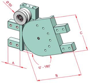 23x127 Conveyor shaft plate 23x127 Roller Φ 50 pin & connection