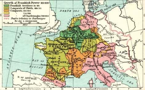 Φράγκοι Οι Φράγκοι ήταν ένα σύνολο γερμανικών φύλων που αναφέρονται για πρώτη φορά από ρωμαϊκές πηγές τον 3 ο αι. μ. Χ.. Προέρχονταν από τη Βαλτική.