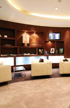 Discerning travellers are familiar with Etihad s enduring love affair with luxury and contemporary design. The latest Terminal 3 lounges at Abu Dhabi International Airport are no exception.