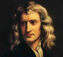 Νο 4: Η ανάλυση του ηλιακού φωτός με πρίσμα από τον Νεύτωνα. Ο Isaac Newton γεννήθηκε τη χρονιά που πέθανε ο Γαλιλαίος. Αποφοίτησε από το κολέγιο Trinity του Cambridge, το 1665.