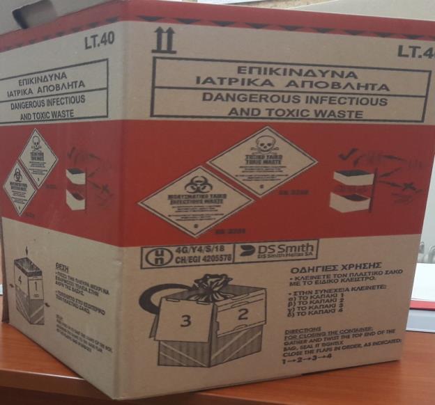 Διαλογή Νοσοκομειακών Αποβλήτων Οποιοδήποτε μη αιχμ